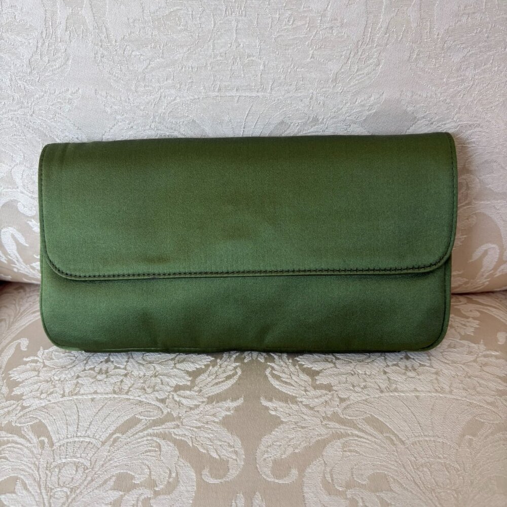 J Crew Satin Clutch Bag